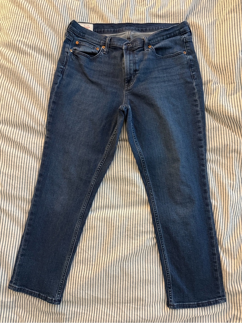 Gap Vintage Slim Mid Rise Jeans Women’s 14R 32 Medium Wash Stretch Denim